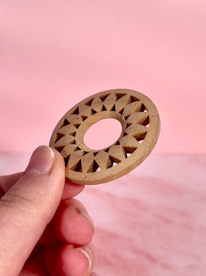 Wooden Sun Style Sphere Stand