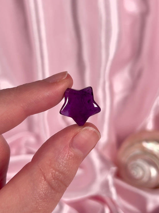 Mini Amethyst Star or Moon - Intuitively Chosen