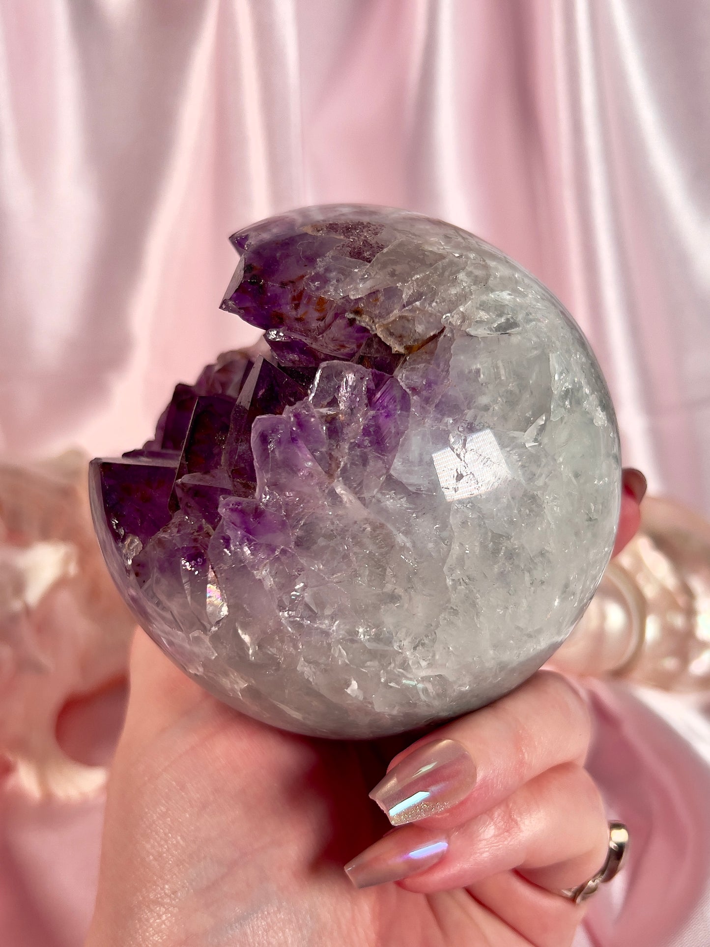 Large Amethyst Sphere from Brazil
