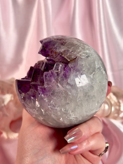 Large Amethyst Sphere from Brazil