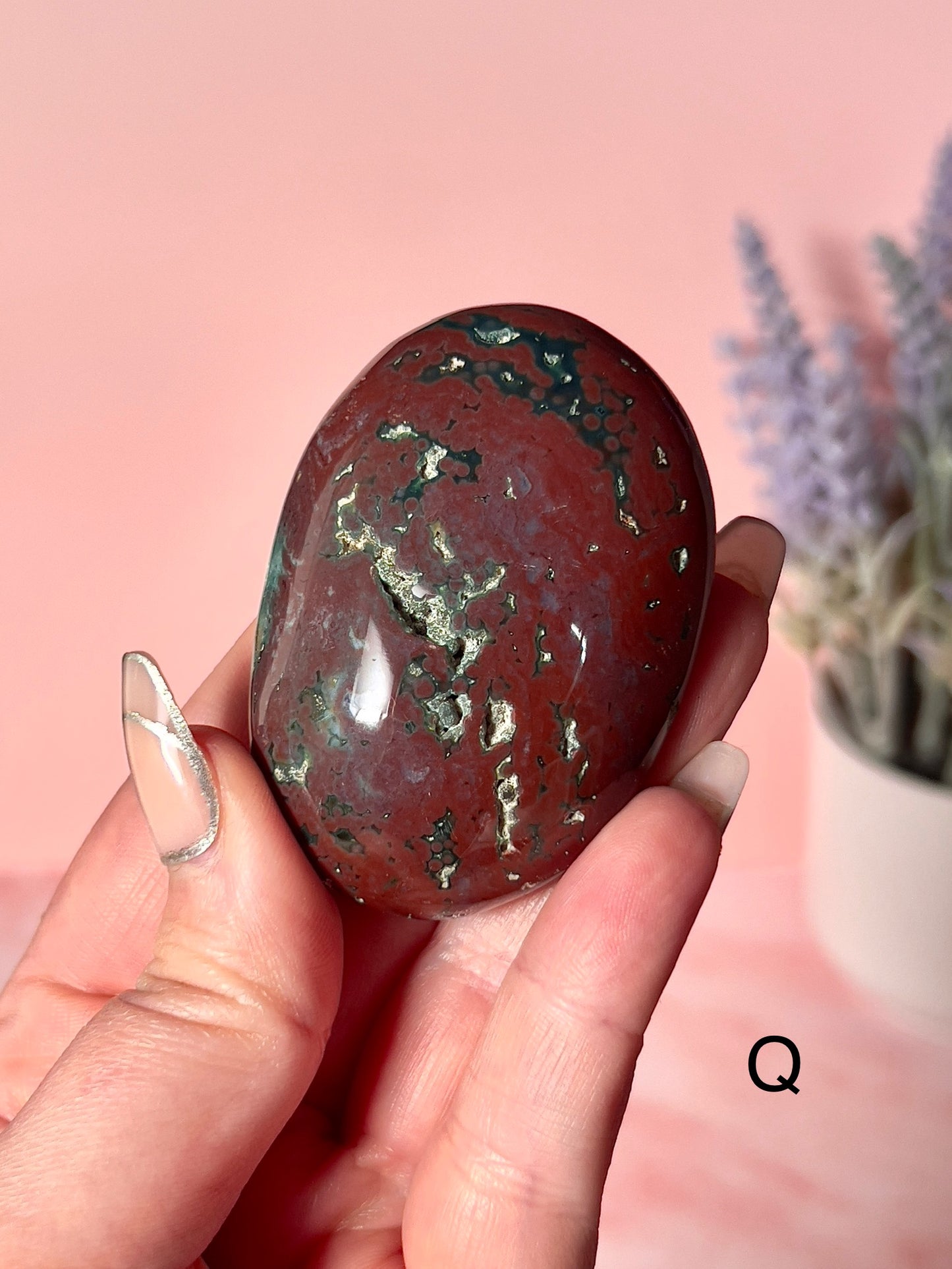 Beautiful Sea Jasper Crystal Palm Stones - Choose Your Own