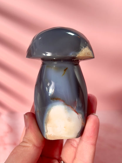 Orca Agate Mushroom