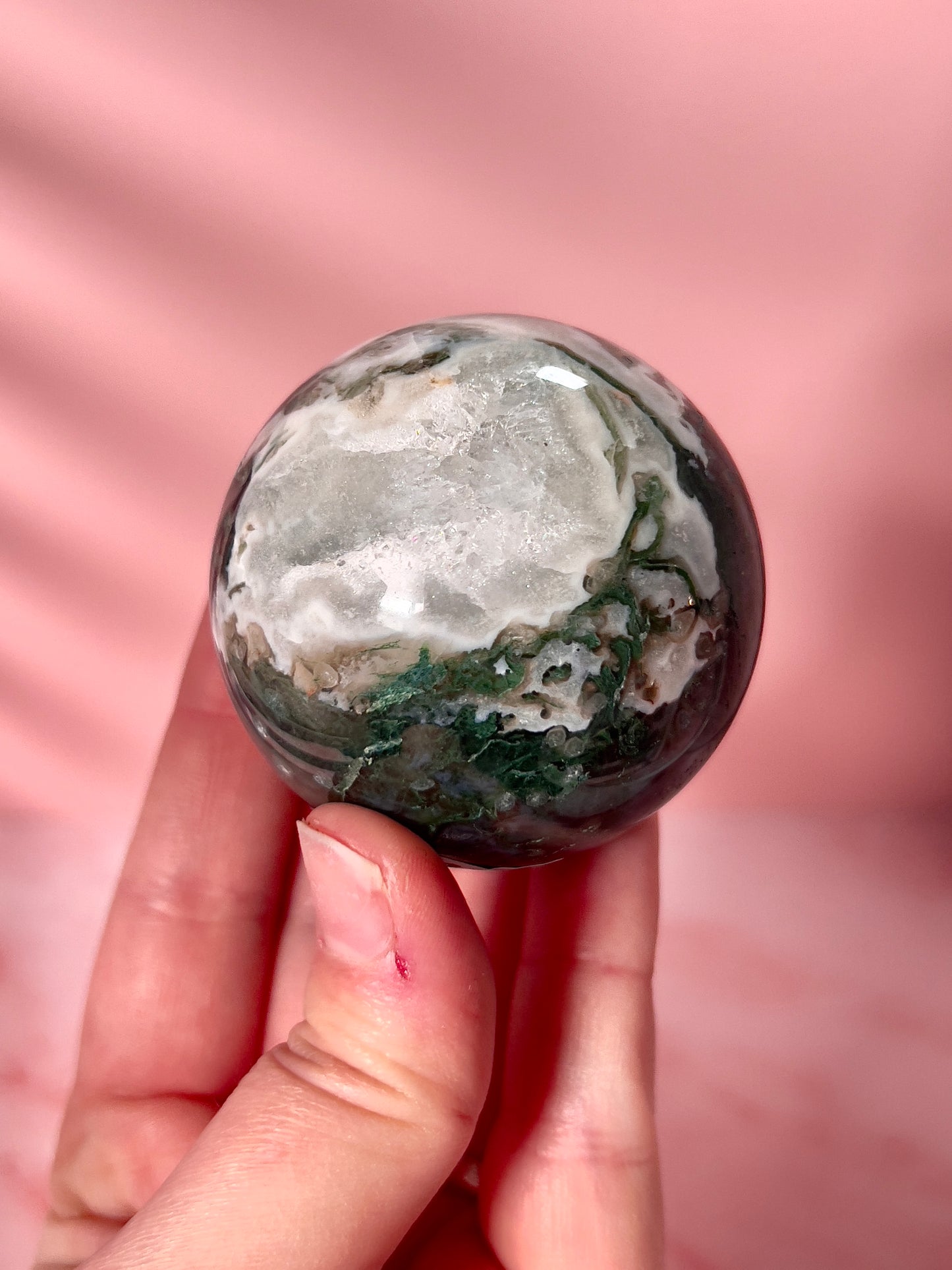 Moss Agate Sphere (C)