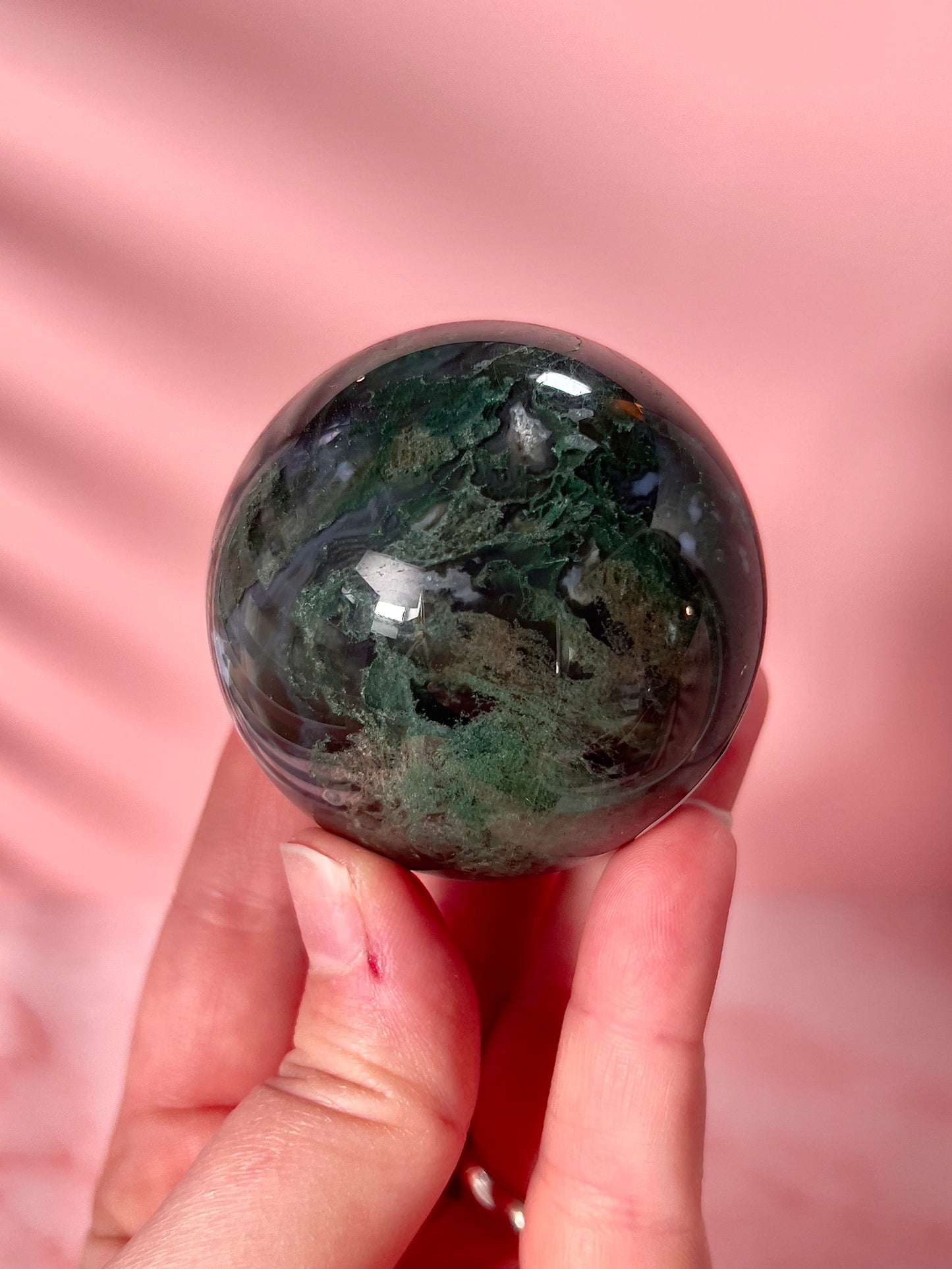 Moss Agate Sphere (C)