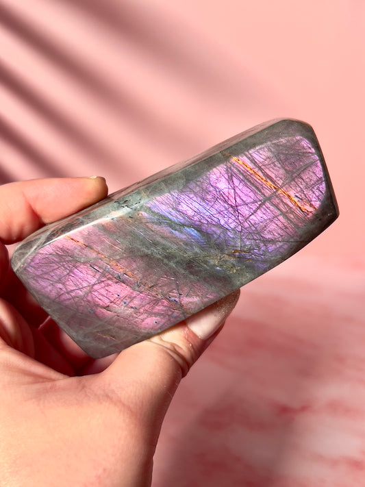 Pink Labradorite Freeform