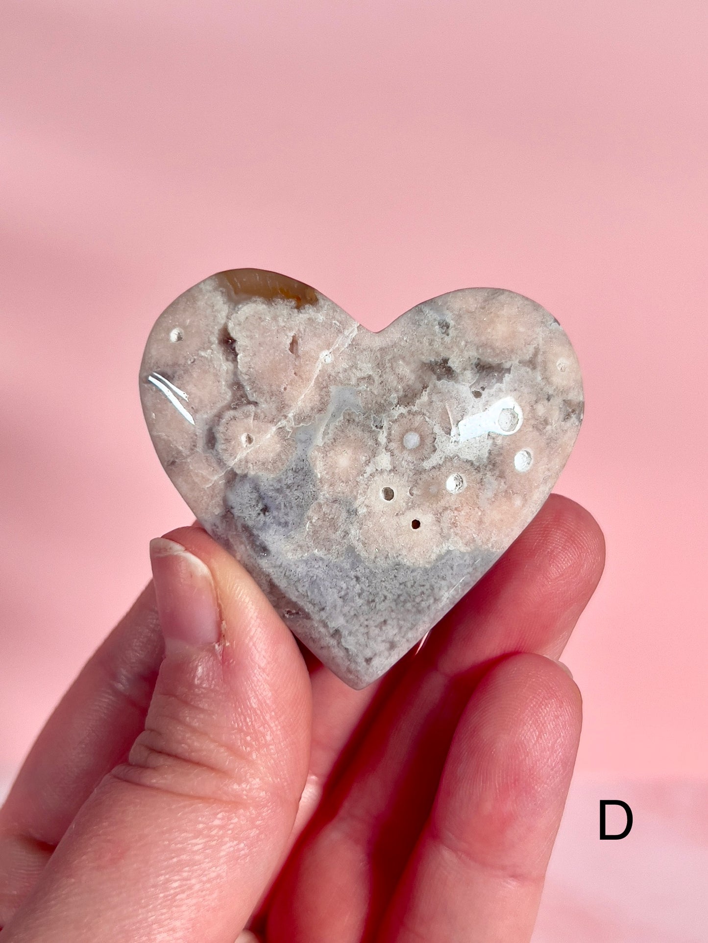 Small Pink Amethyst Hearts - Choose Your Own