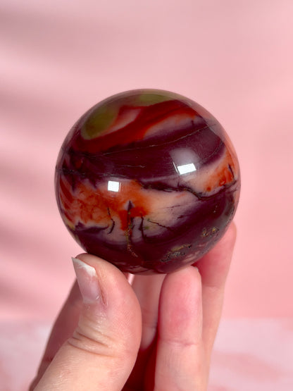 Multicolor Mookaite Sphere