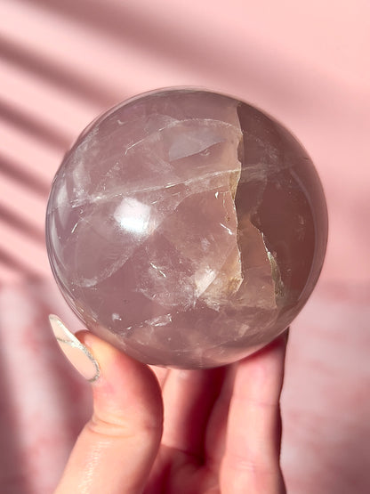 Rose Quartz Sphere “D”