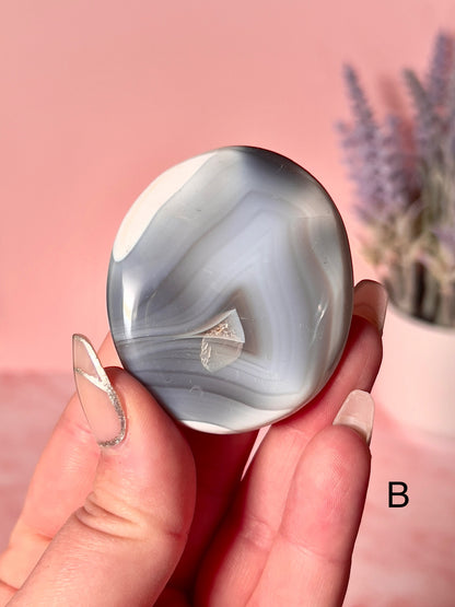 Orca Agate Palm Stones - Choose Your Own