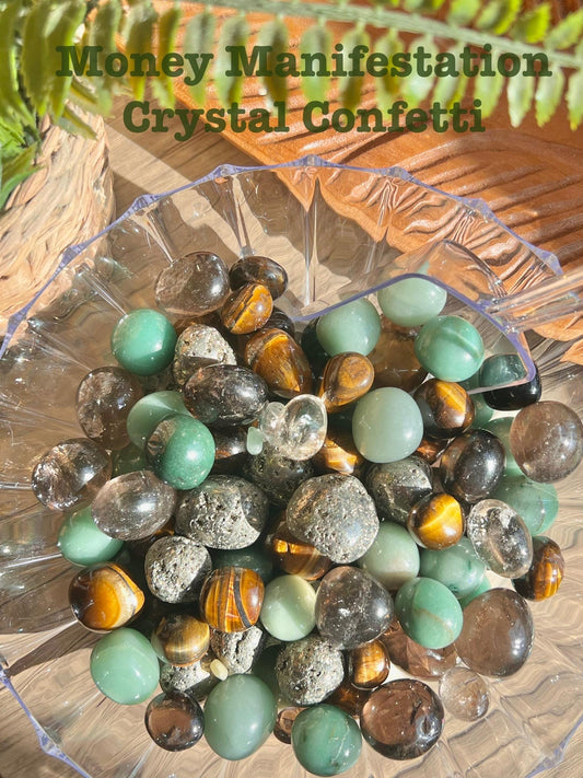 Money Manifestation Crystal Confetti