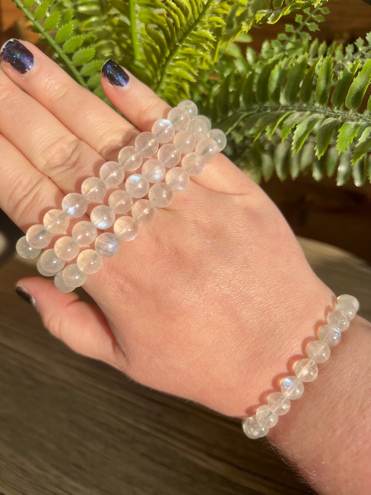 Rainbow Moonstone Bracelet