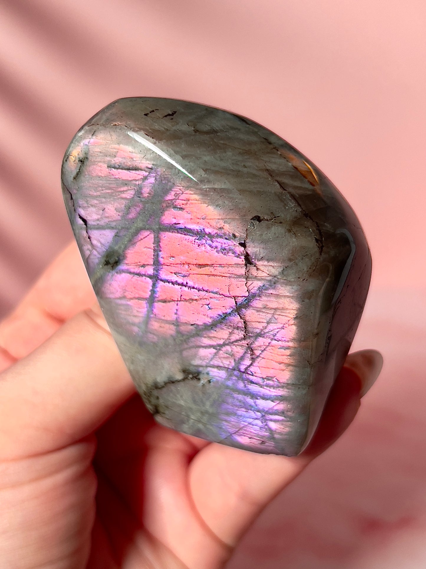 Pink Labradorite Freeform