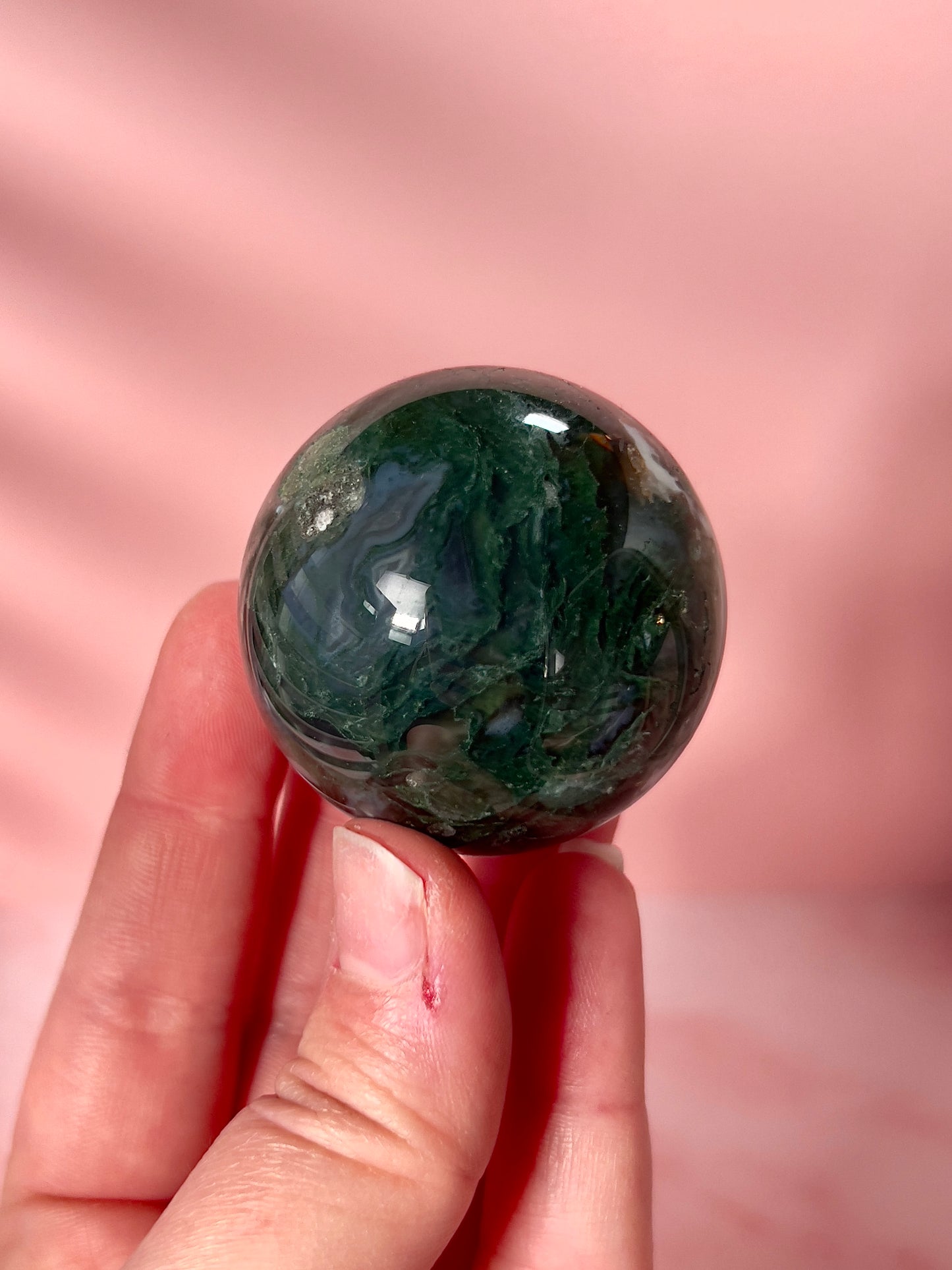 Moss Agate Sphere (A)