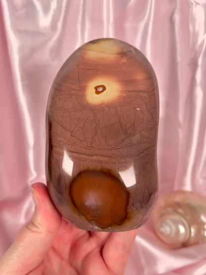 Mauvey "Bean" Polychrome Jasper Freeform