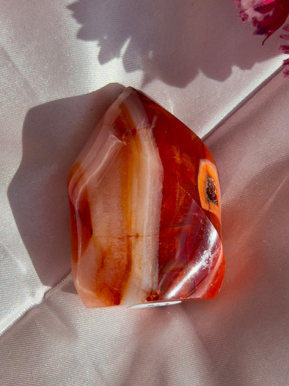 Pink Carnelian Flame