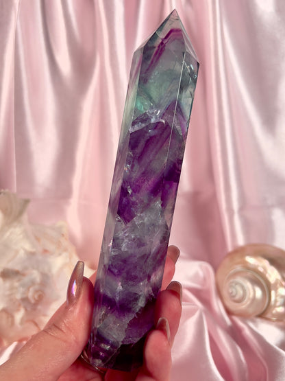 Candy Fluorite Tower with Rainbows