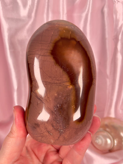Mauvey "Bean" Polychrome Jasper Freeform