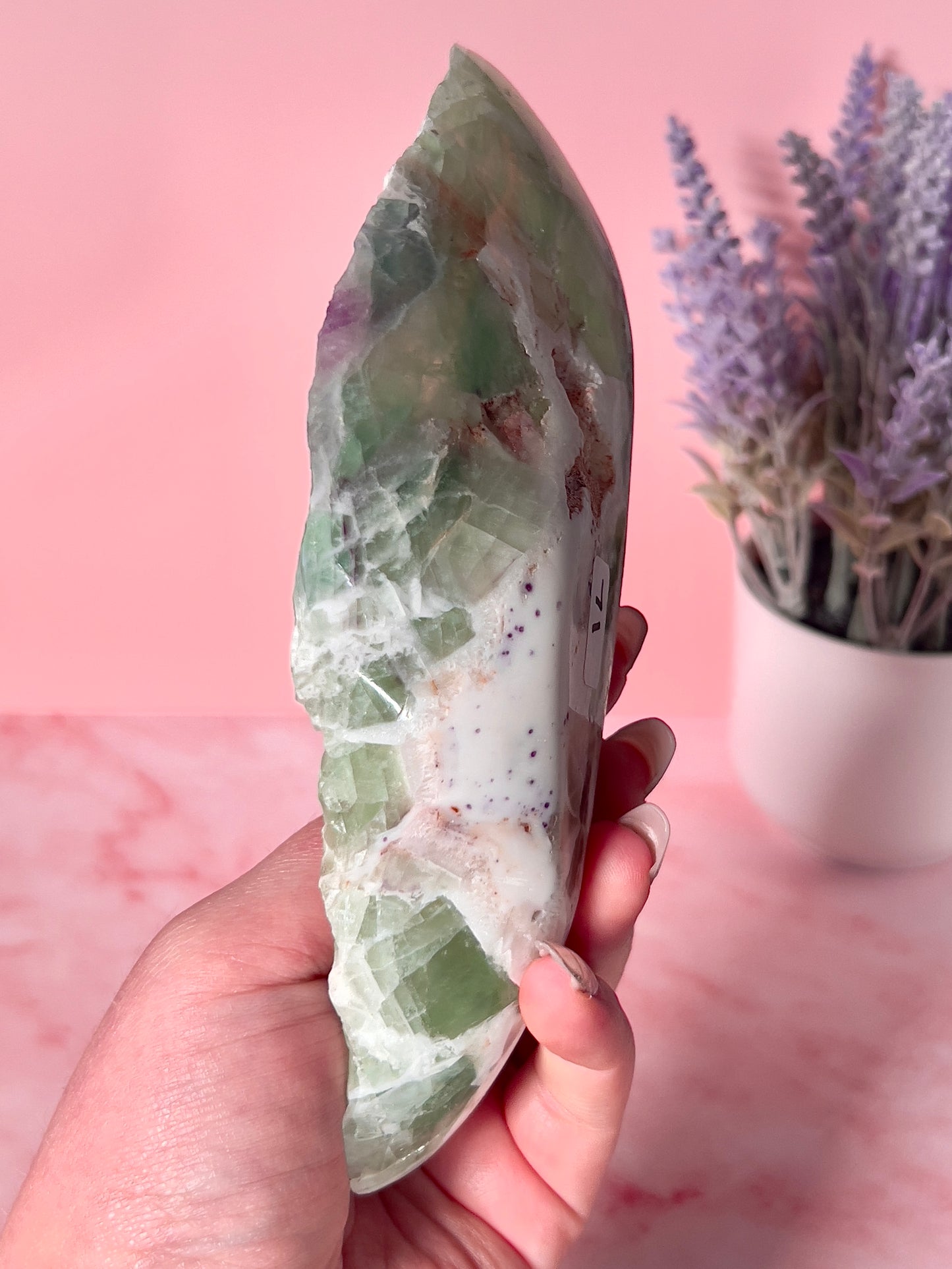 Fluorite from Mexico Decorative Crystal Bowl D