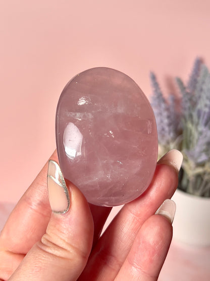 Rose Quartz Palm Stone - Choose Your Own