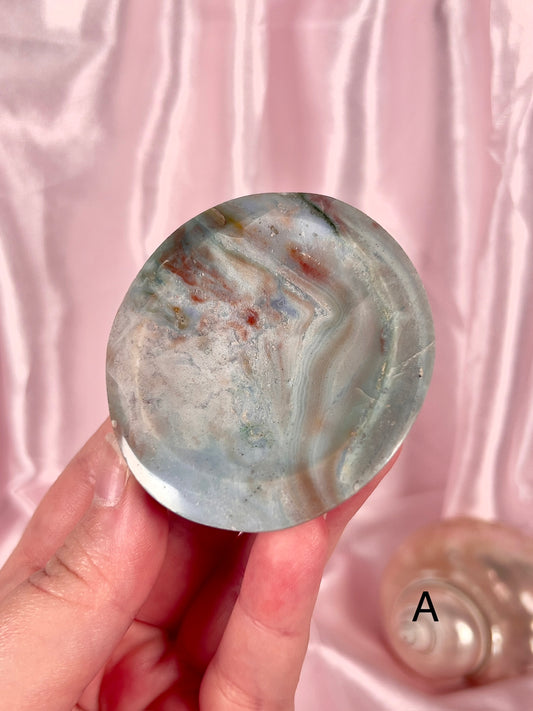 Pastel Sea Jasper Trinket Dish - Choose Your Own