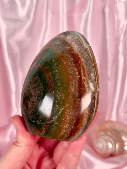 "Fall Leaves" Sea Jasper Freeform