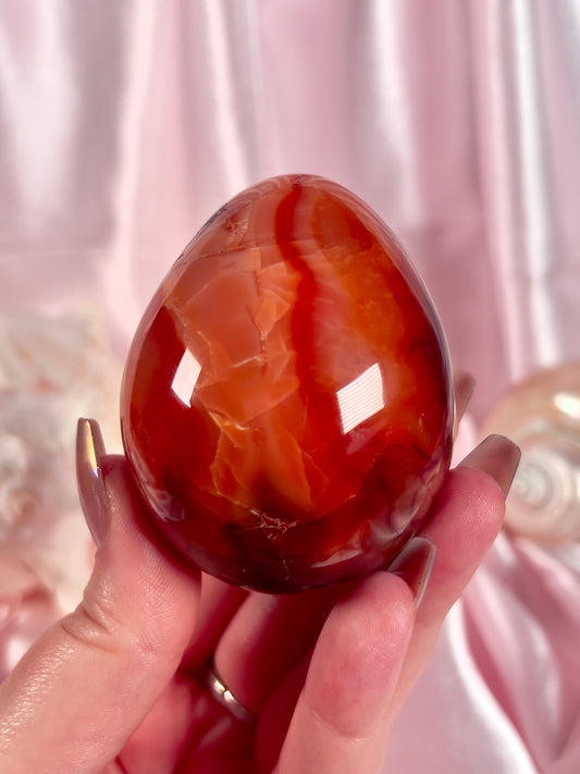 Peachy Carnelian Egg