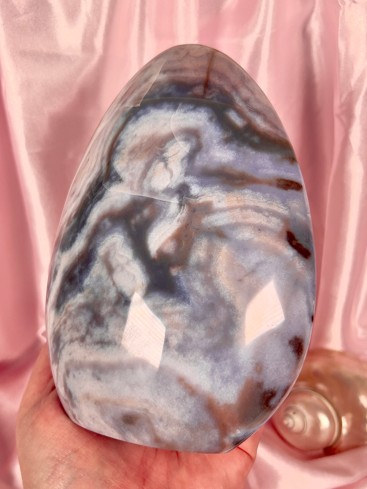 "Cotton Candy" Sea Jasper Freeform - 2.8 lb