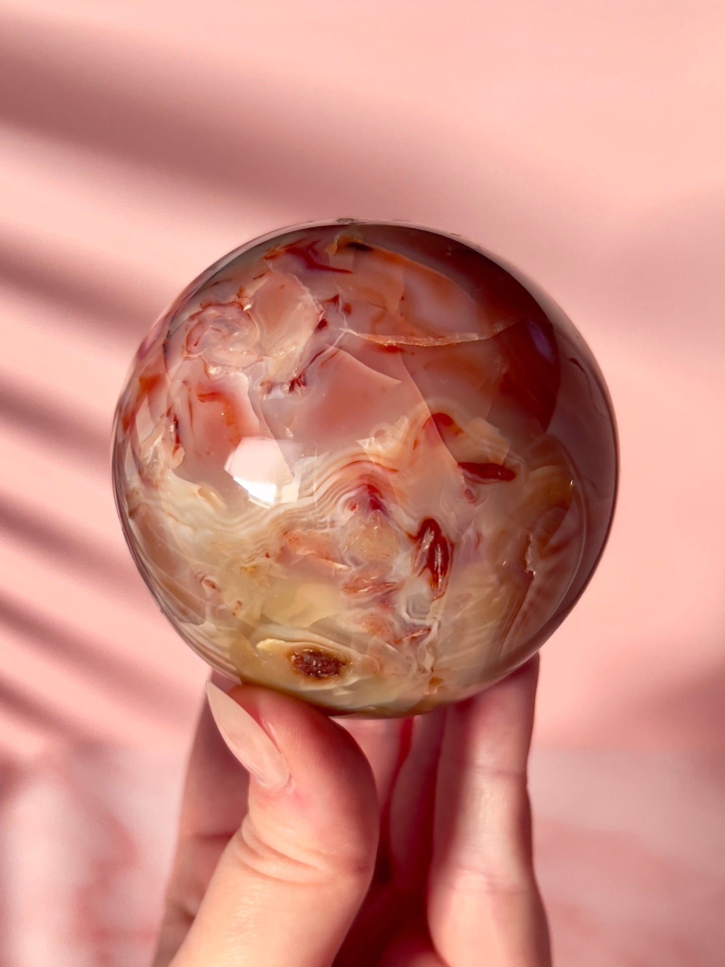 Funky Carnelian Sphere