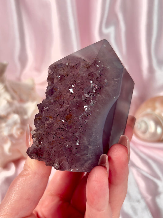 Amethyst Agate Tower from Brazil