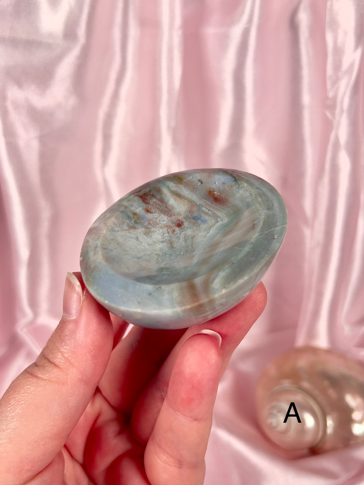 Pastel Sea Jasper Trinket Dish - Choose Your Own