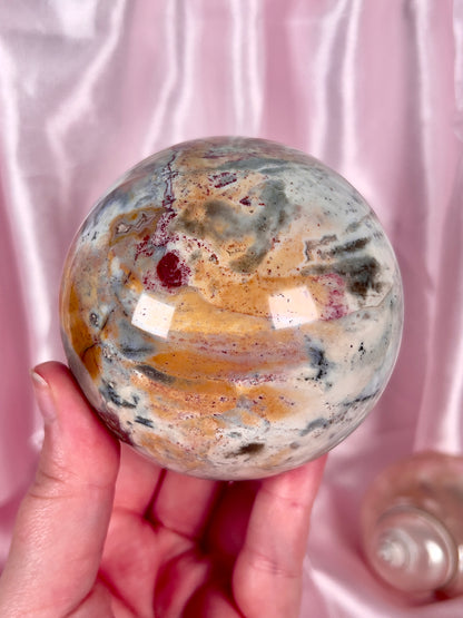 Rainbow Sea Jasper Sphere