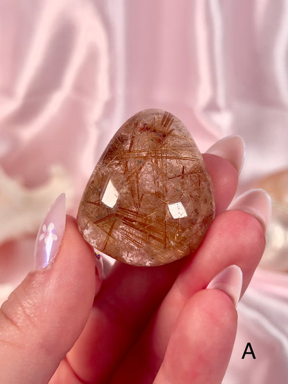 Rutile Quartz Lenses from Brazil - Choose Your Own