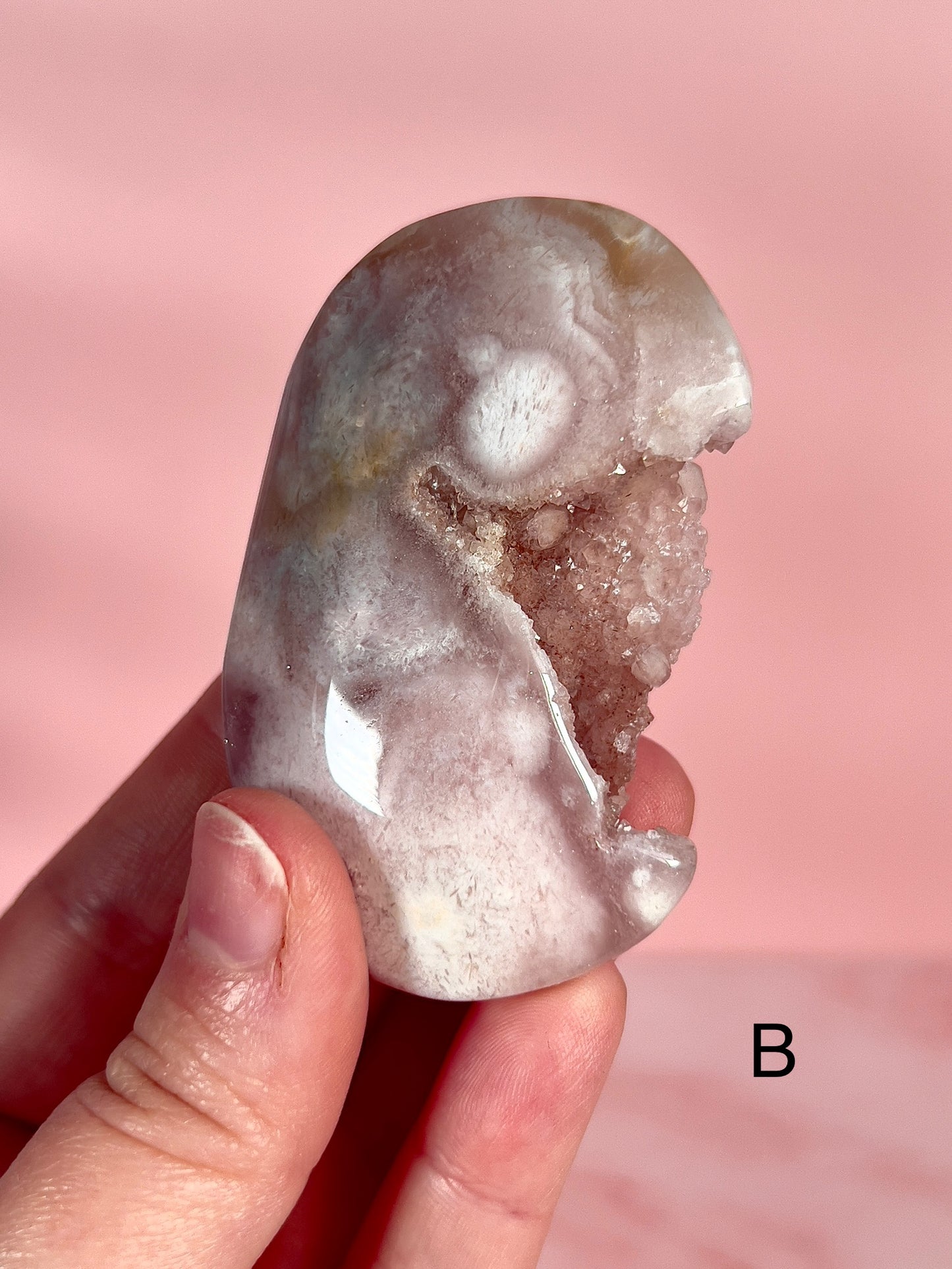 Pink Amethyst Palm Stone - Choose Your Own