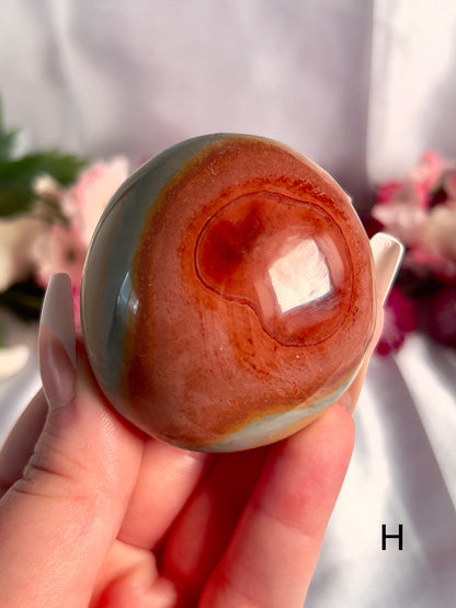 Jumbo Polychrome Palm Stone 