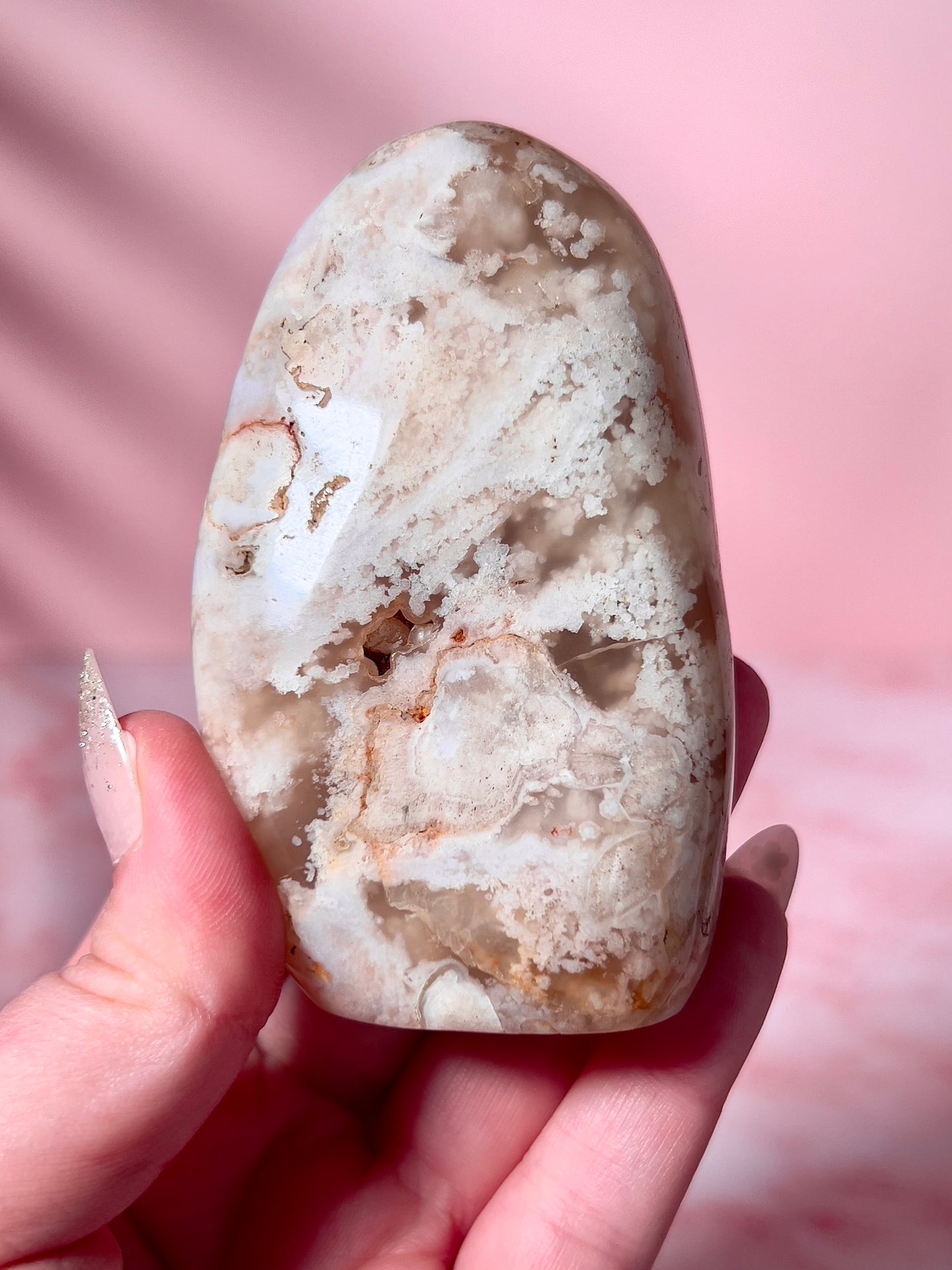 Jelly Flower Agate Freeform