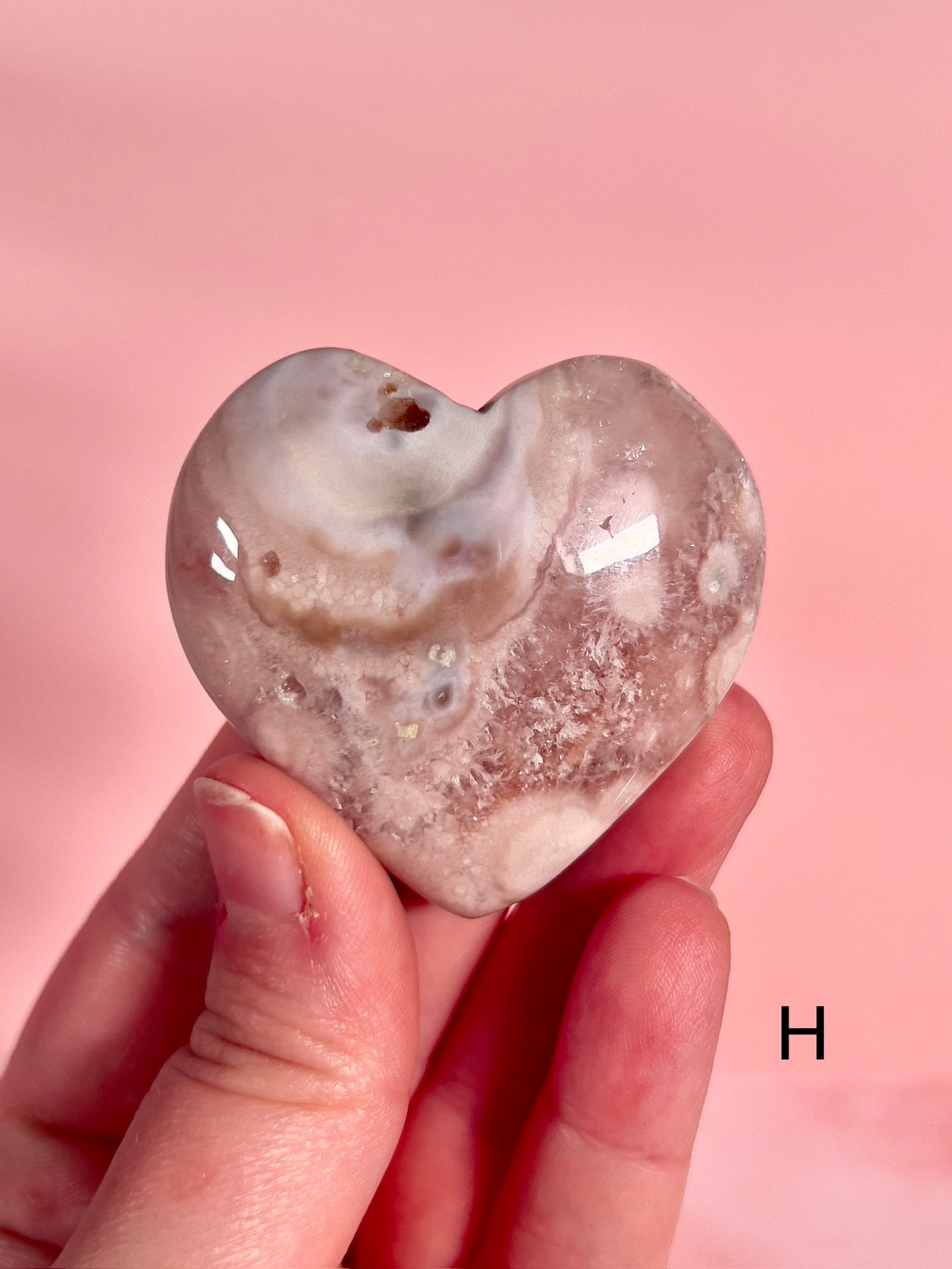 Pink Amethyst Hearts - Choose Your Own