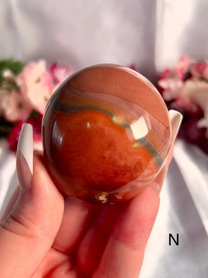 Jumbo Polychrome Palm Stone 