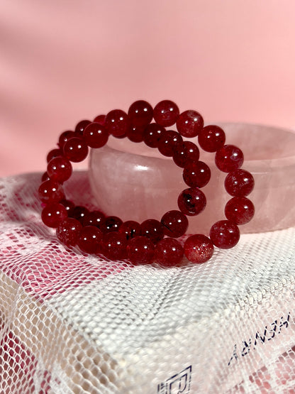 Strawberry Quartz Bracelet
