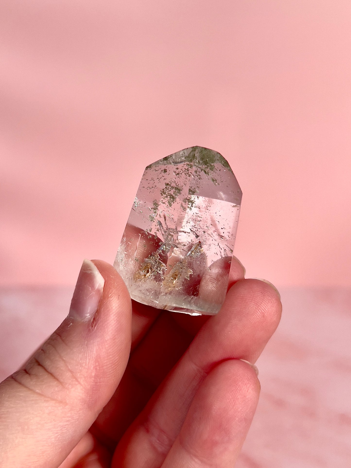 High Quality Garden Quartz Mini Tower from Brazil