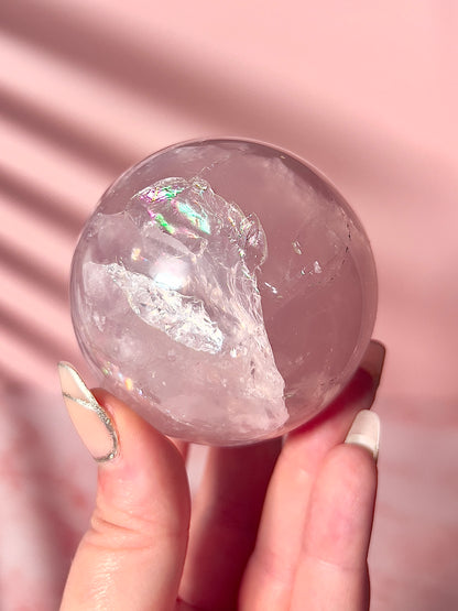 Rose Quartz Sphere “I”