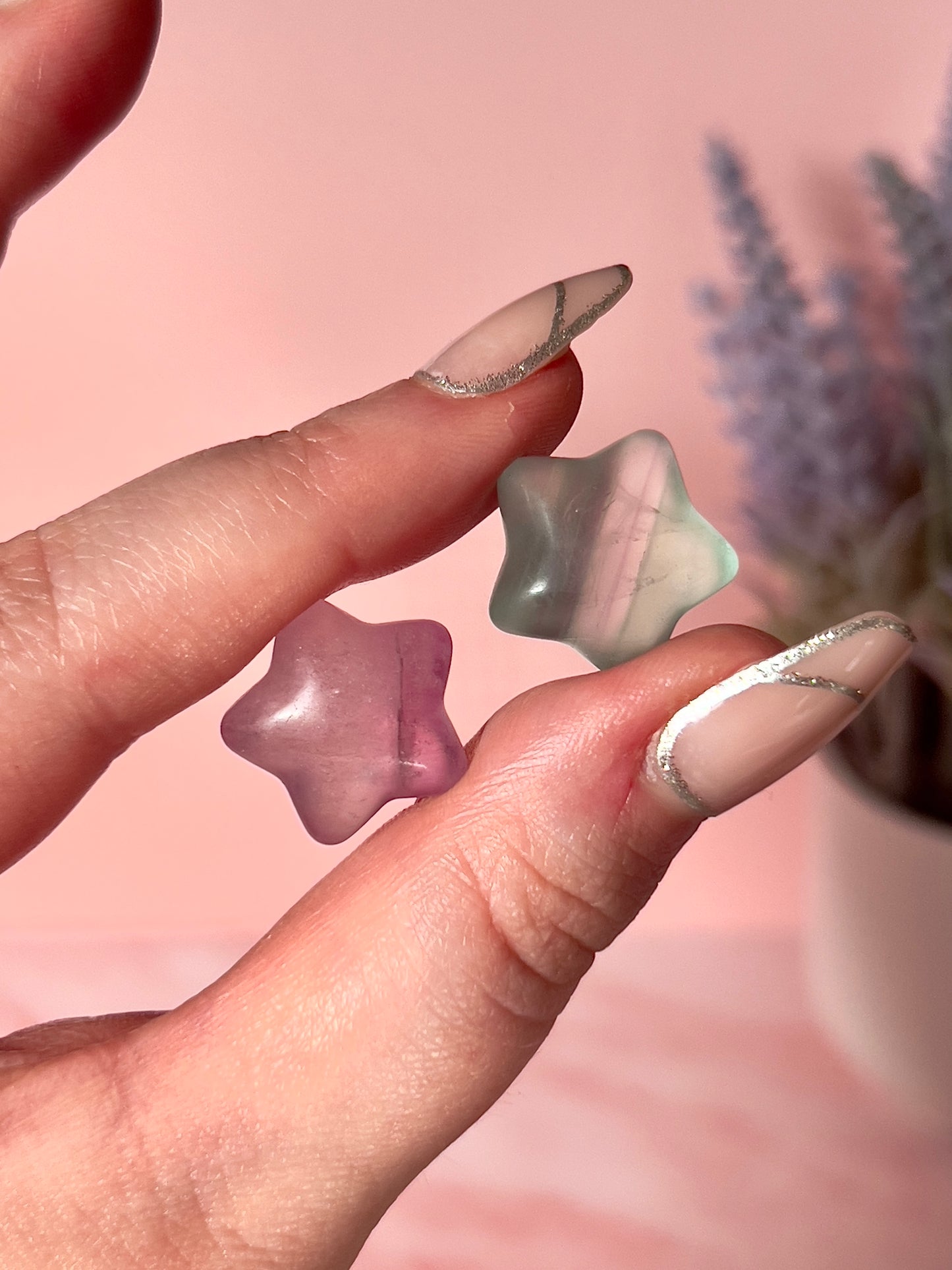 Mini Fluorite Stars and Moons