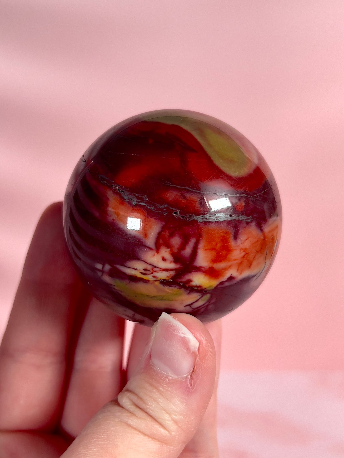 Multicolor Mookaite Sphere