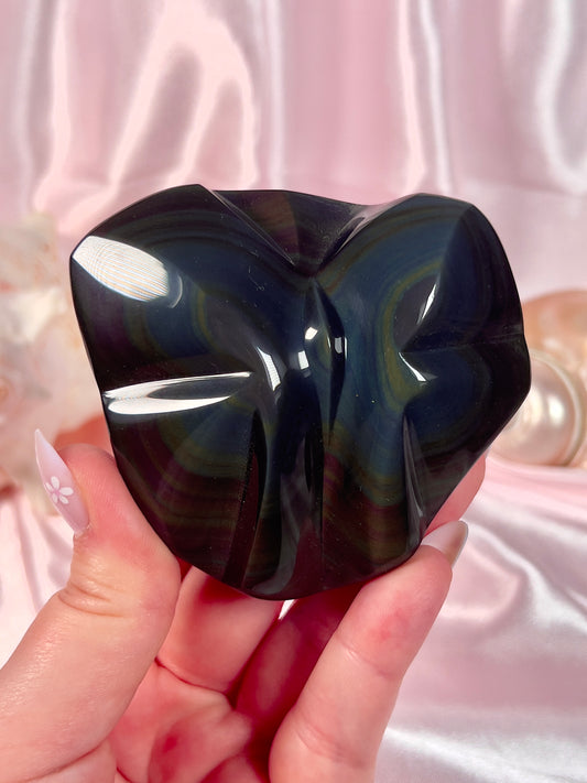 Rainbow Obsidian Butterfly