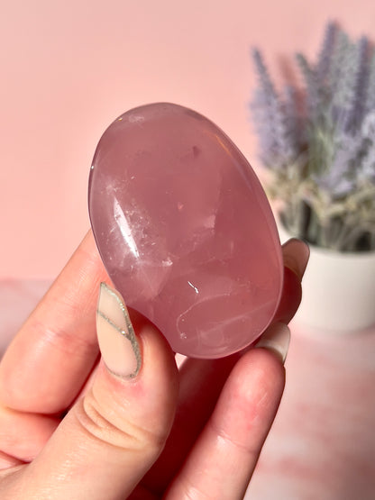 Rose Quartz Palm Stone - Choose Your Own