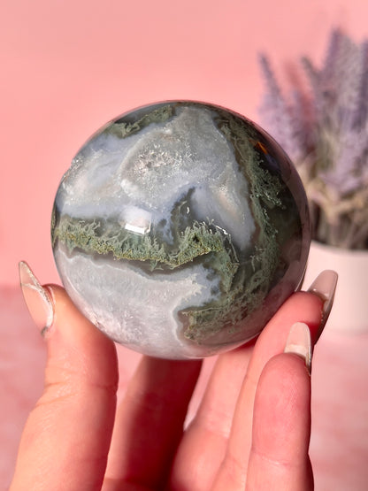 Moss Agate Sphere