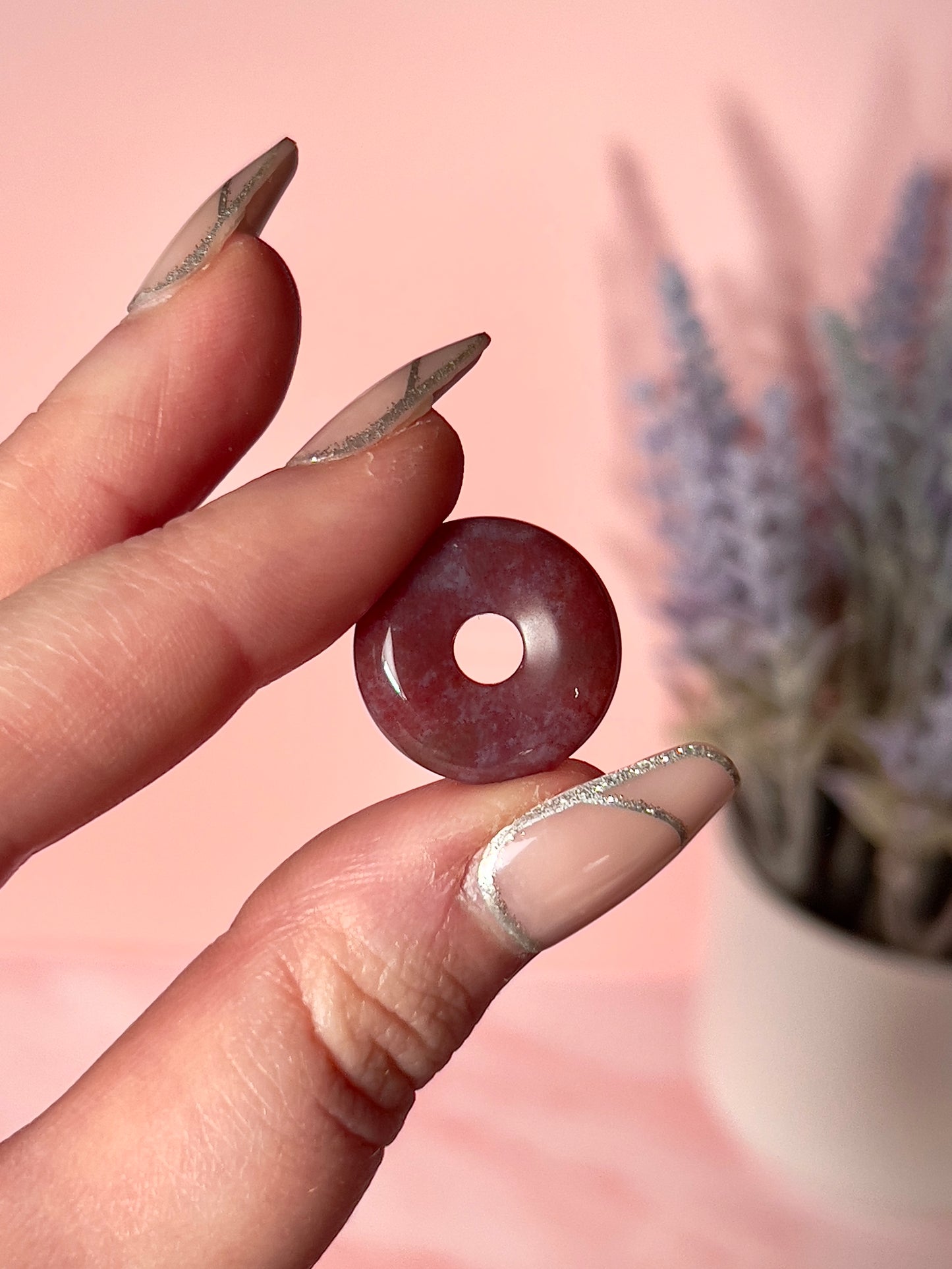 Mini Sea Jasper Crystal Donuts