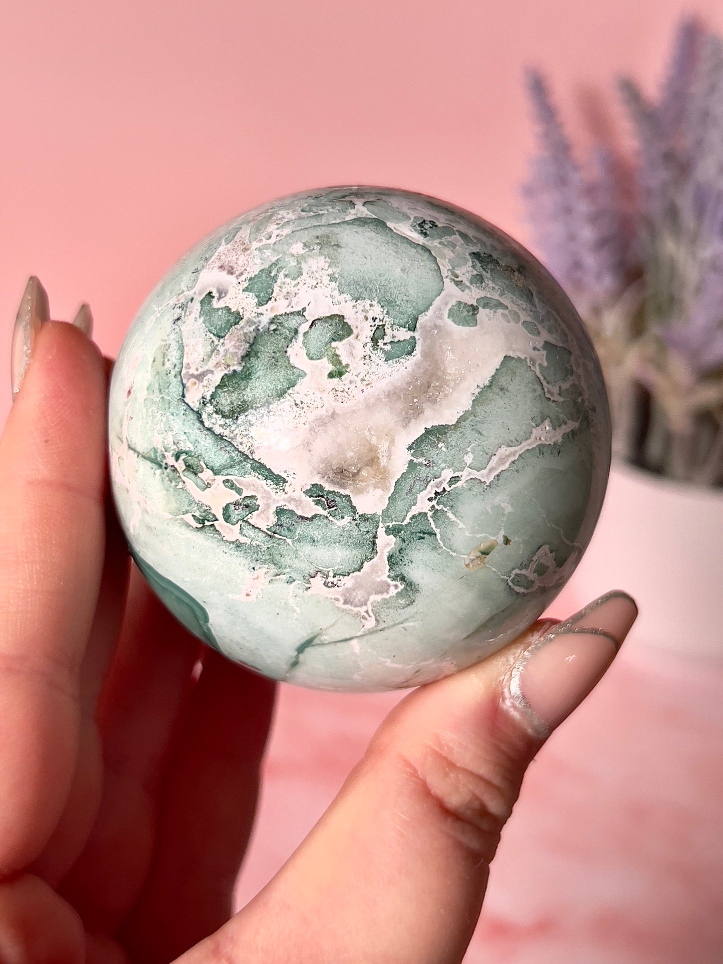 Stunning Unicorn Jasper Sphere