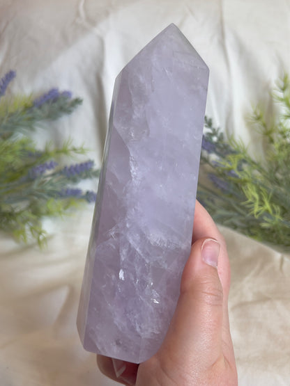 Lavender Rose Quartz Tower “C”