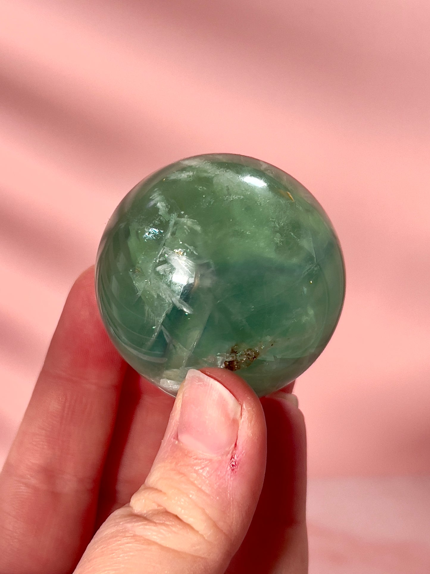 Juicy Green Fluorite Sphere