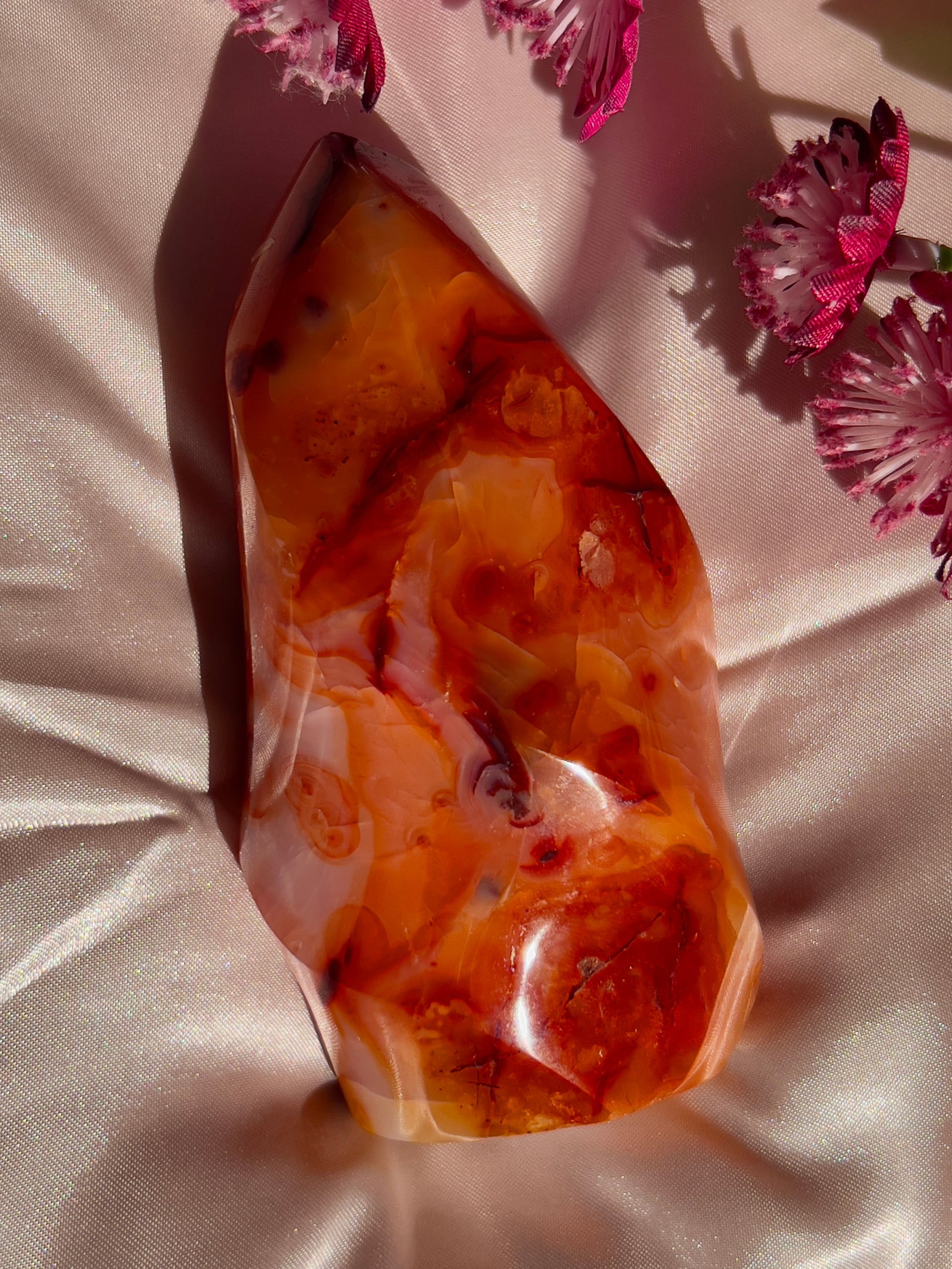 small carnelian flame